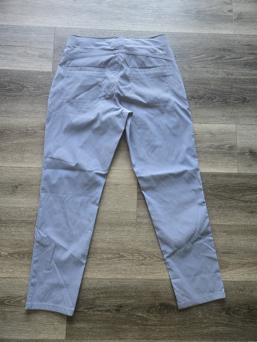 Eddie Bauer Light Gray Cropped Stretch Jeans